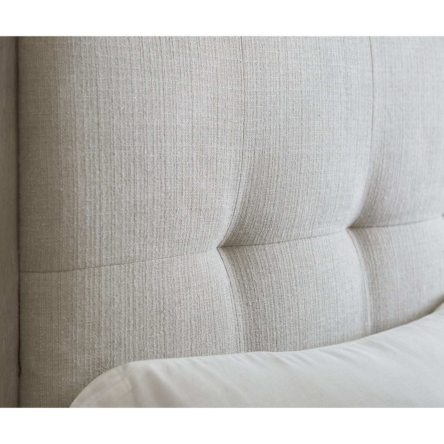 Modus Oxford Upholstered Platform Bed in Mineral