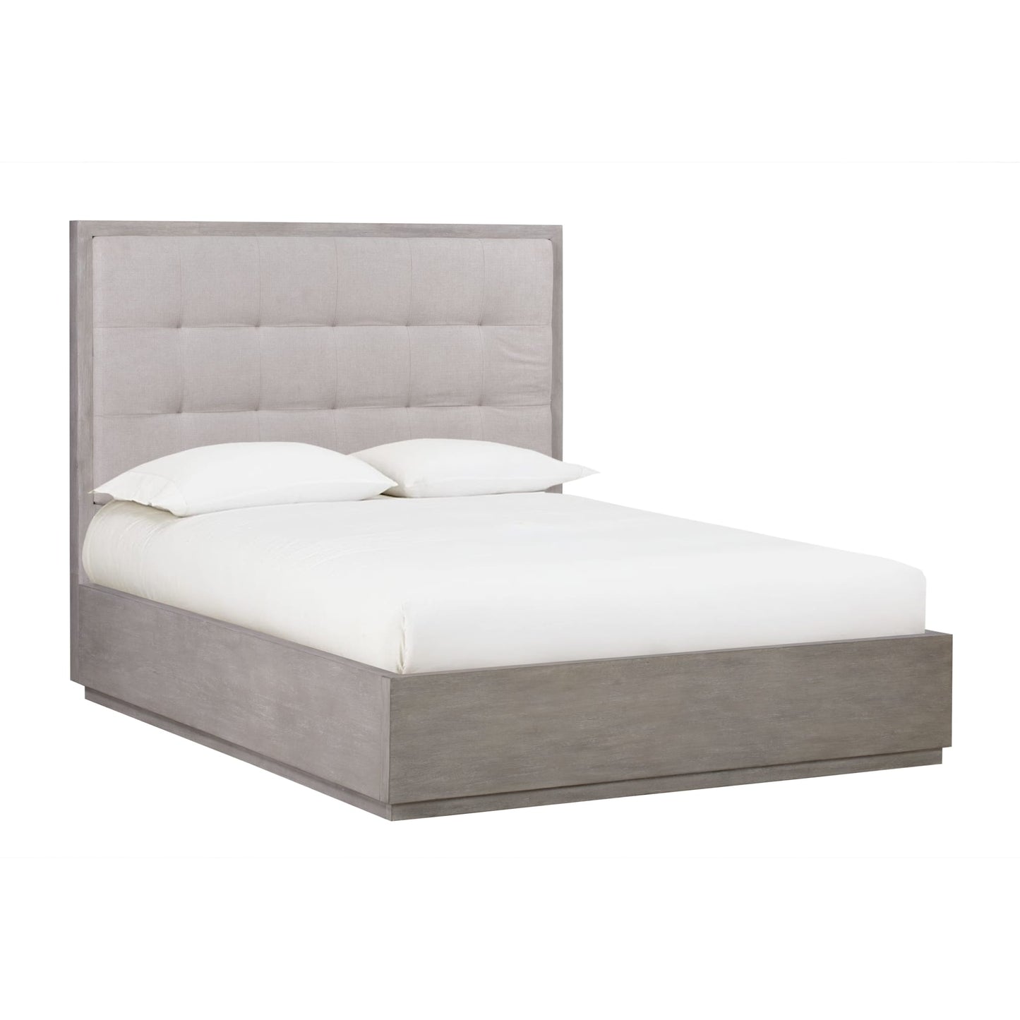 Modus Oxford Upholstered Platform Bed in Mineral
