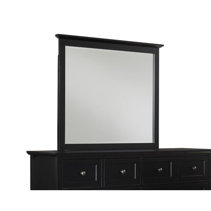 Modus Paragon Beveled Glass Mirror in Black