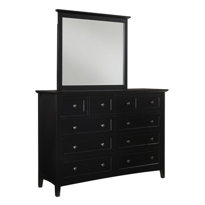 Modus Paragon Eight Drawer Dresser in Black
