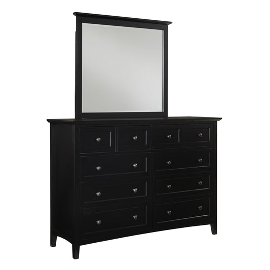 Modus Paragon Eight Drawer Dresser in Black