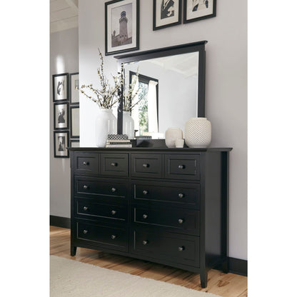 Modus Paragon Eight Drawer Dresser in Black