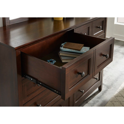 Modus Paragon Eight Drawer Dresser in Truffle