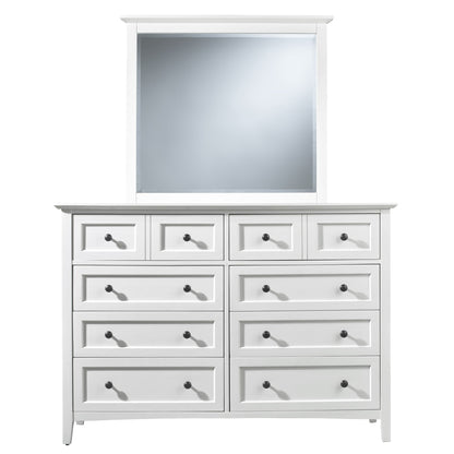 Modus Paragon Eight Drawer Dresser in White
