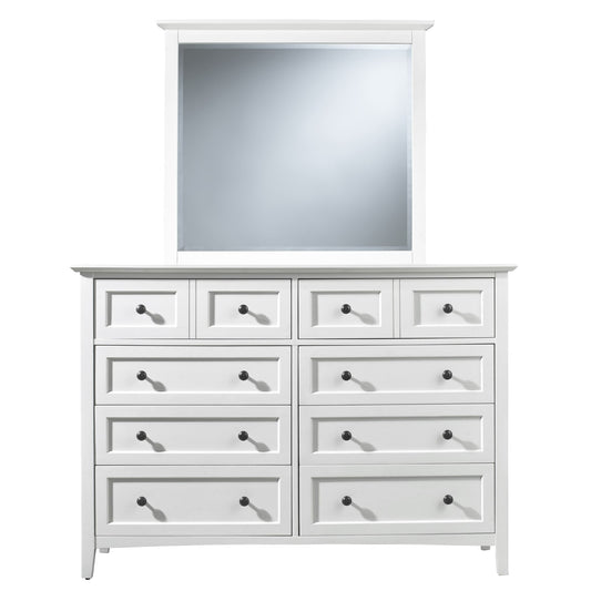 Modus Paragon Eight Drawer Dresser in White