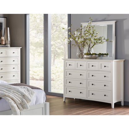 Modus Paragon Eight Drawer Dresser in White