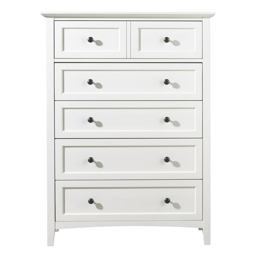 Modus Modus Modus Paragon Five Drawer Chest Finish in White