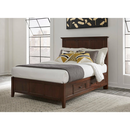 Modus Paragon Four Drawer Wood Storage Bed in Truffle