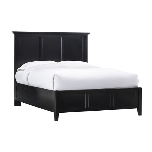 Modus Paragon Wood Panel Bed in Black