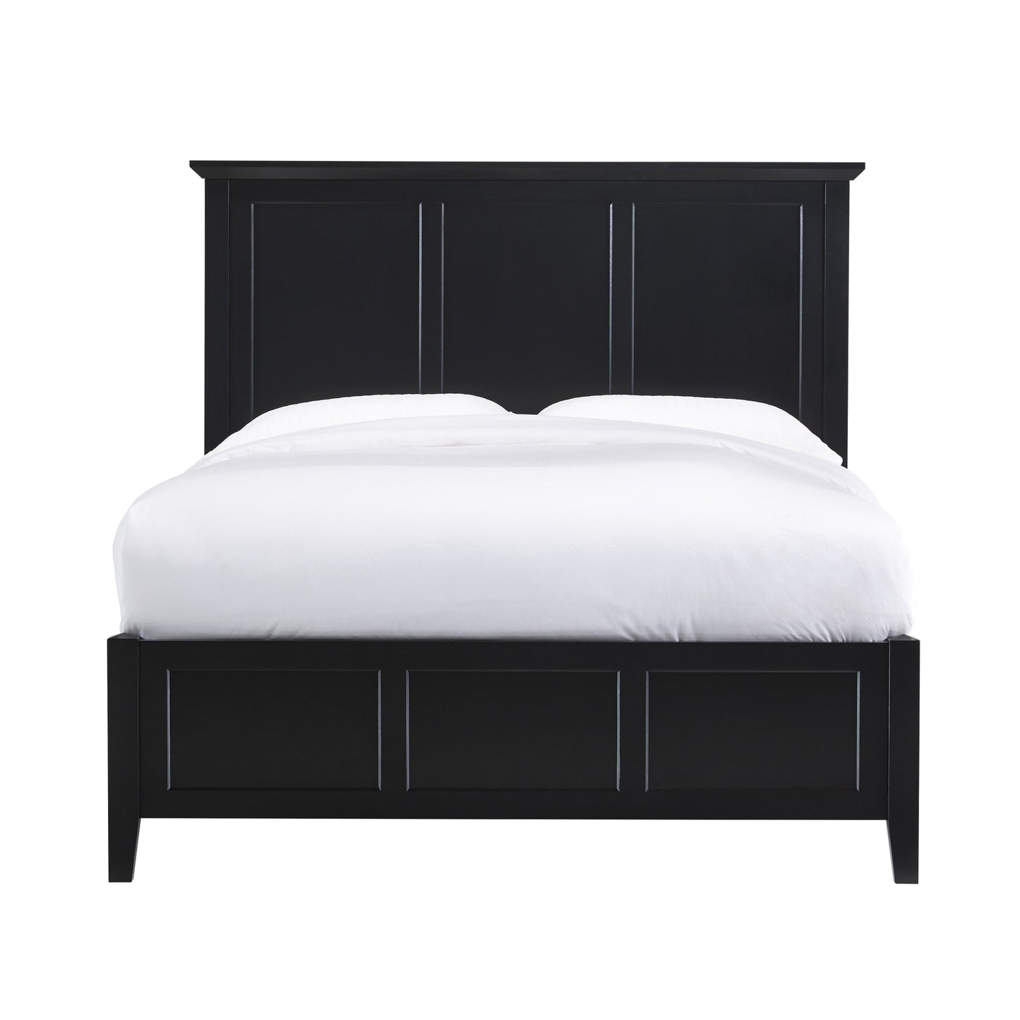 Modus Paragon Wood Panel Bed in Black