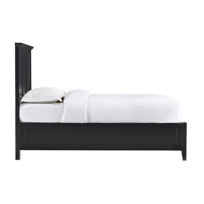 Modus Paragon Wood Panel Bed in Black
