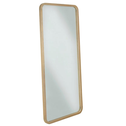 Modus Penny Beveled Glass Floor Mirror in Buff Cream