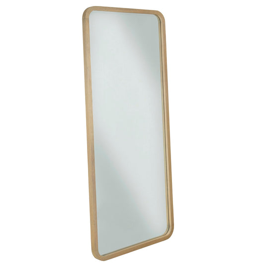 Modus Penny Beveled Glass Floor Mirror in Buff Cream