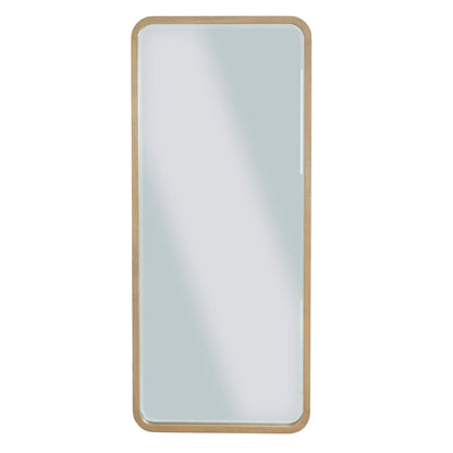 Modus Penny Beveled Glass Floor Mirror in Buff Cream