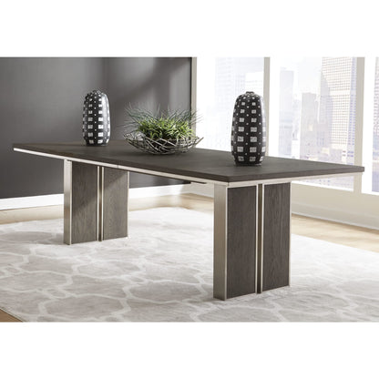 Modus Plata Extension Dining Table in Thunder Grey