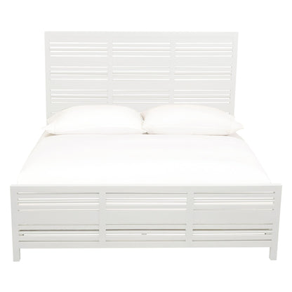 Modus Retreat Slatted Platform Bed in Snowfall