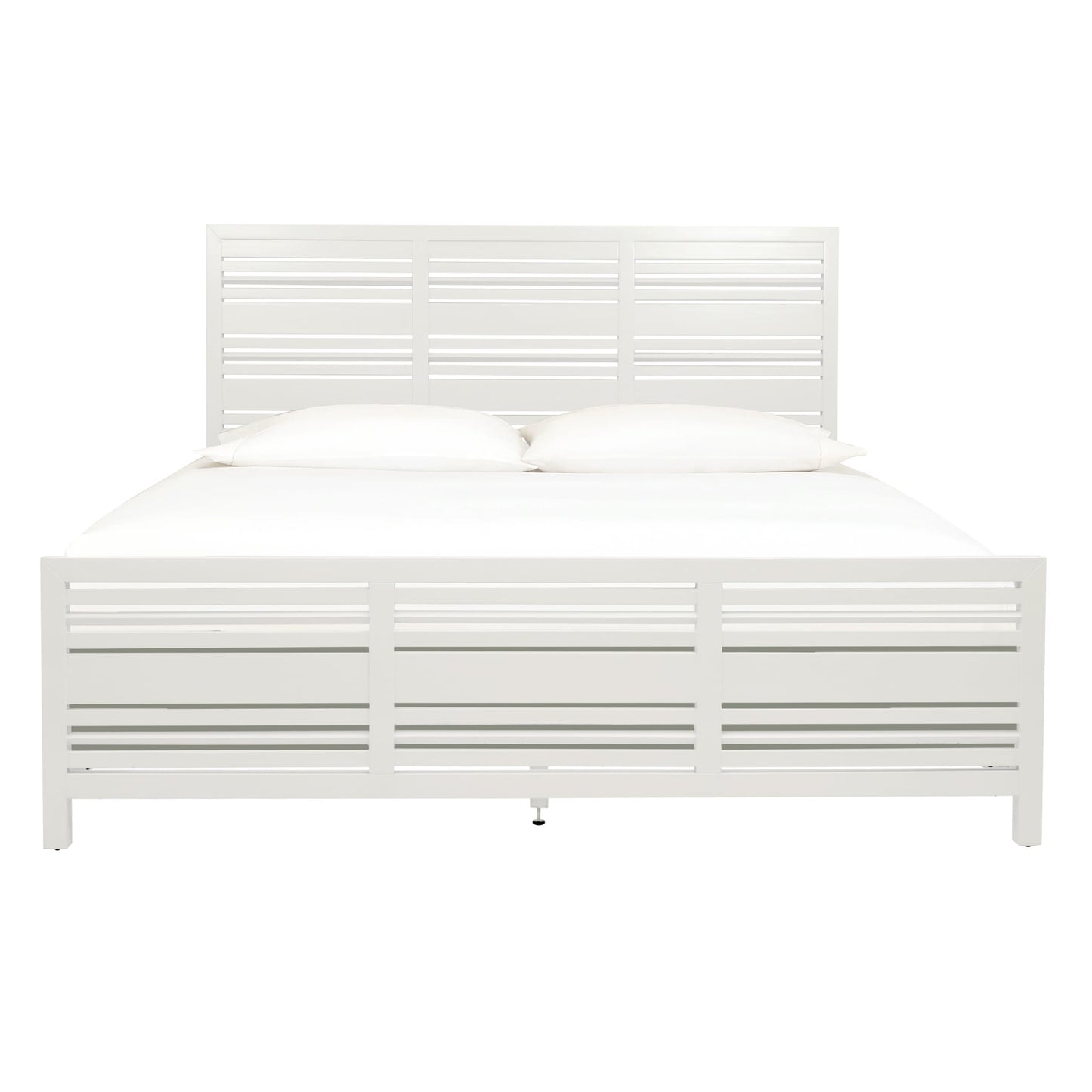 Modus Retreat Slatted Platform Bed in Snowfall