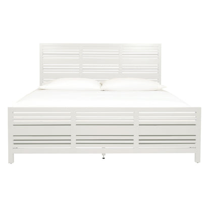 Modus Retreat Slatted Platform Bed in Snowfall