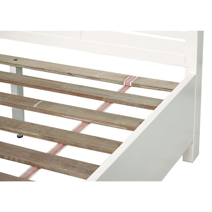 Modus Retreat Slatted Platform Bed in Snowfall