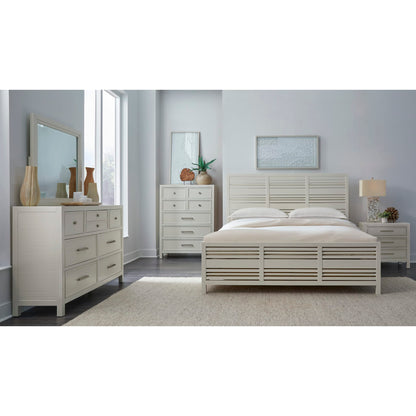 Modus Retreat Slatted Platform Bed in Snowfall