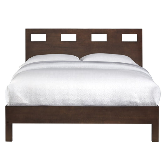 Modus Riva Wood Bed in Chocolate Brown