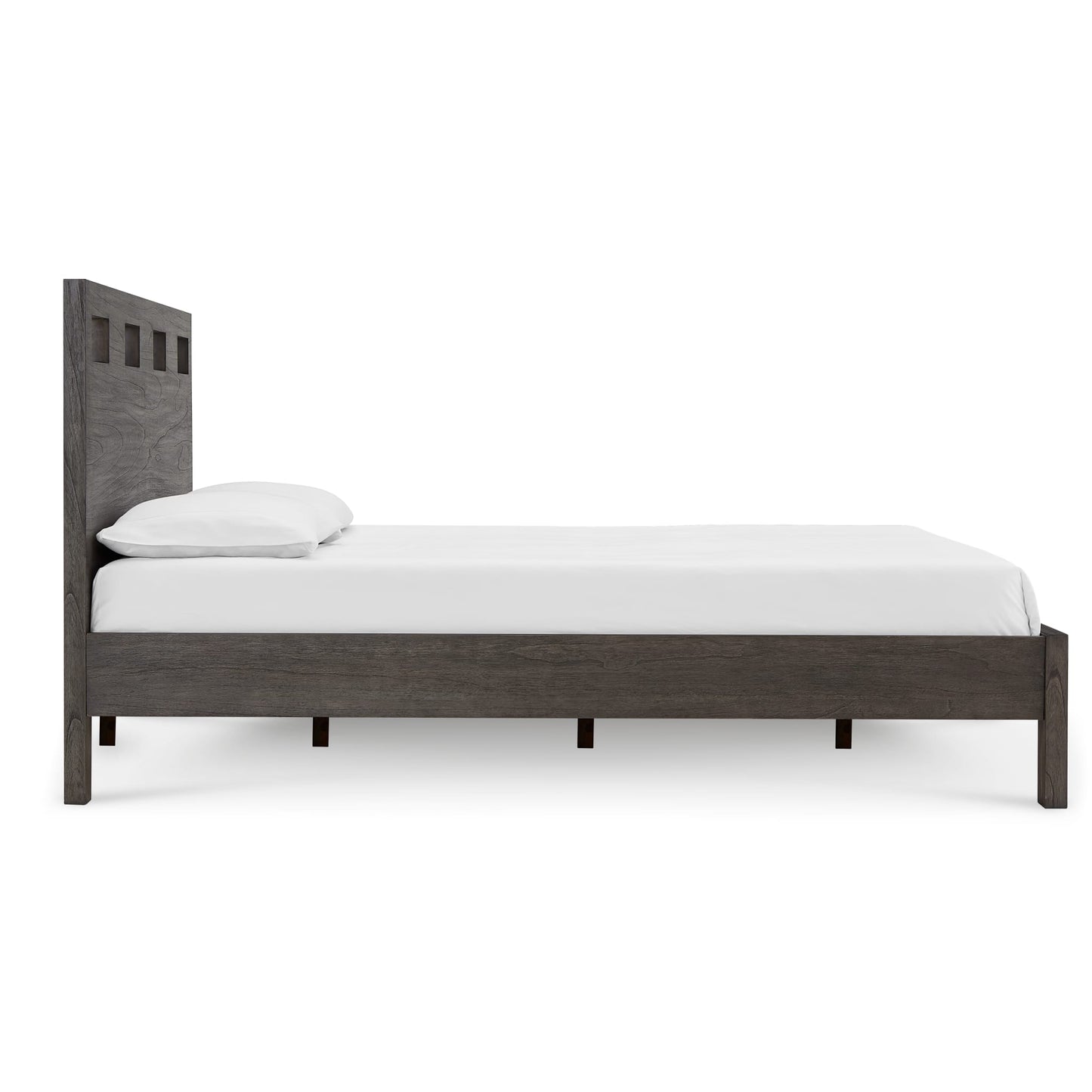 Modus Riva Wood Bed in Sharkskin