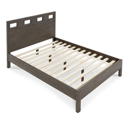 Modus Riva Wood Bed in Sharkskin