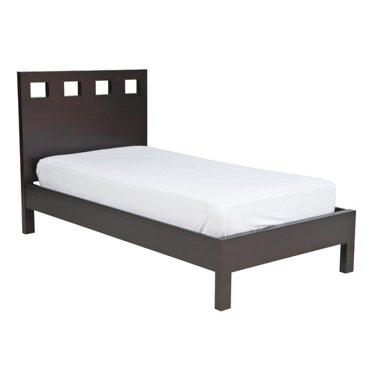 Modus Riva Wood Platform Bed in Espresso