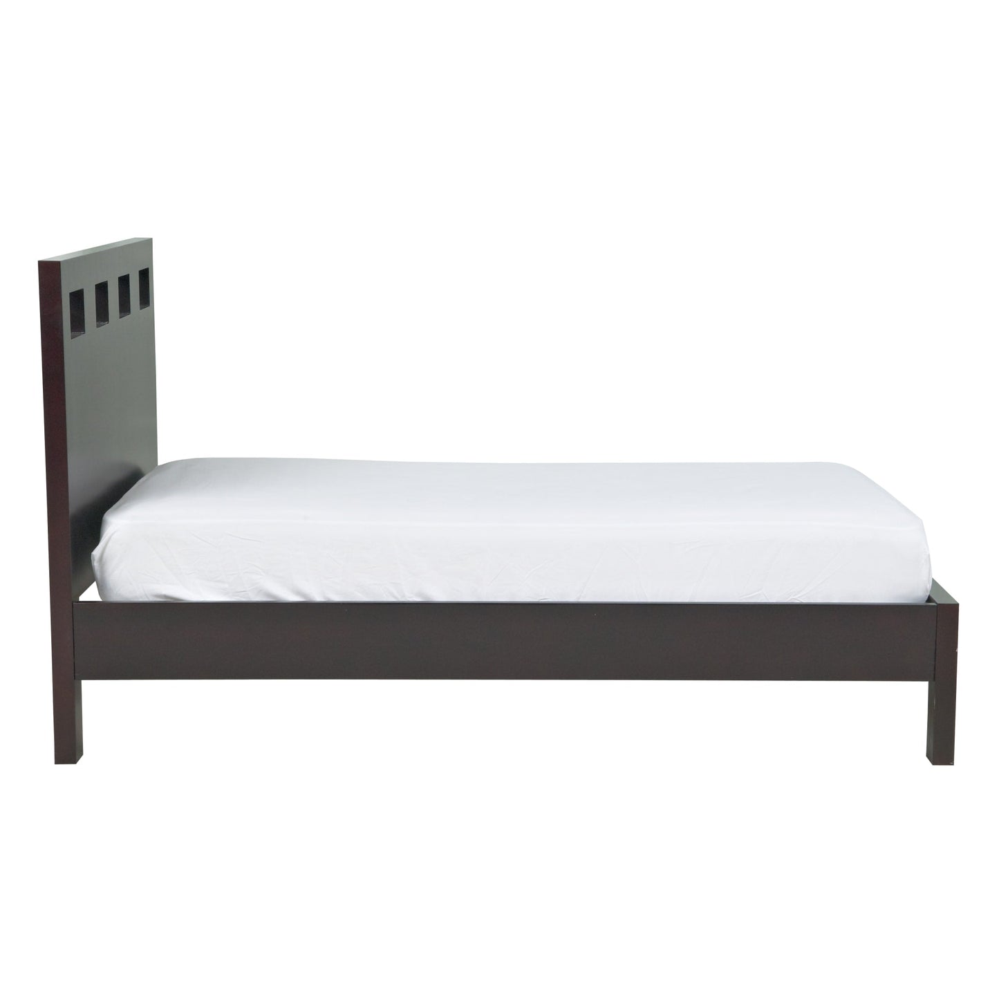 Modus Riva Wood Platform Bed in Espresso