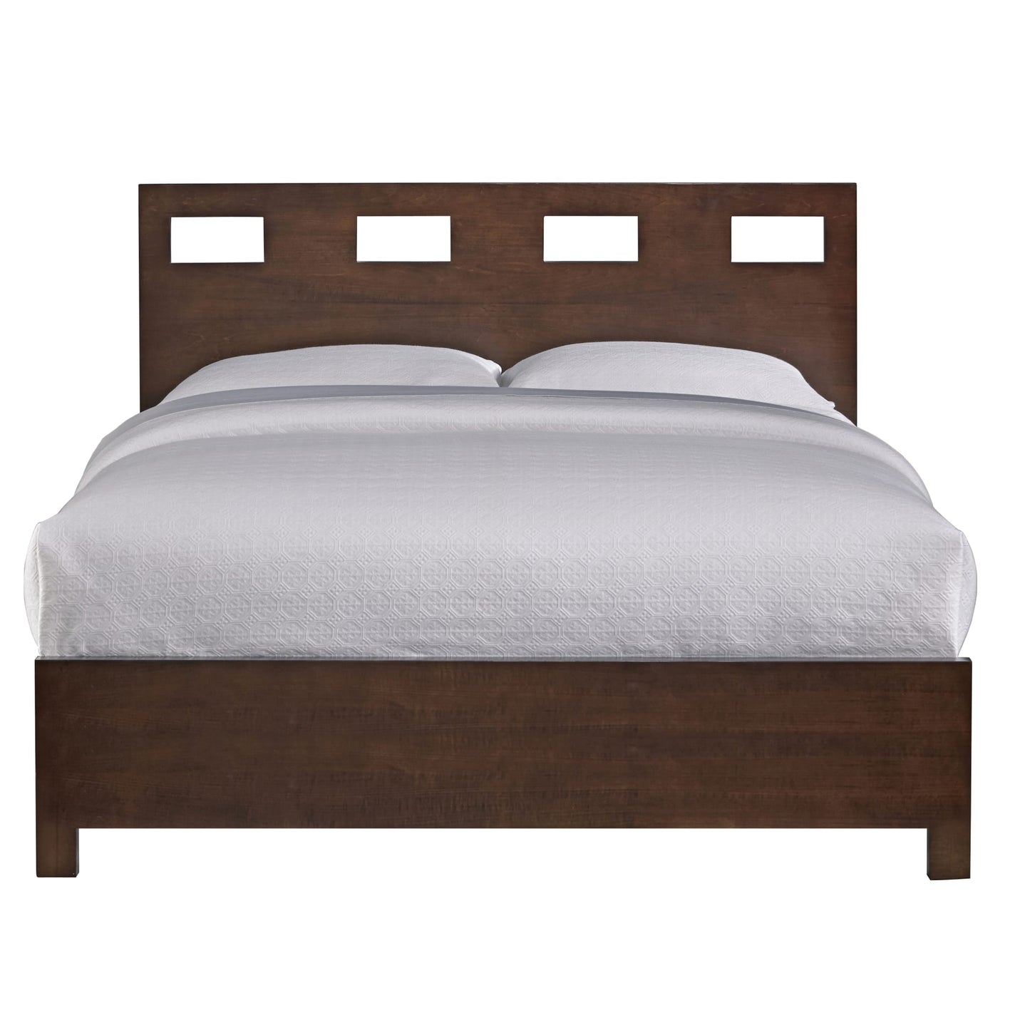 Modus Riva Wood Storage Bed in Chocolate Brown