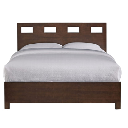 Modus Riva Wood Storage Bed in Chocolate Brown