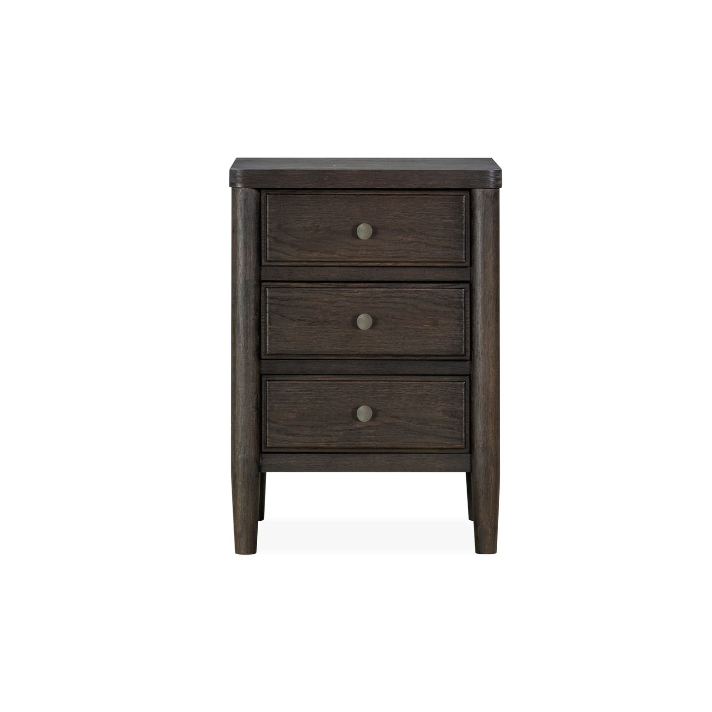 Modus Rockport Three Drawer Small Nightstand in Yin