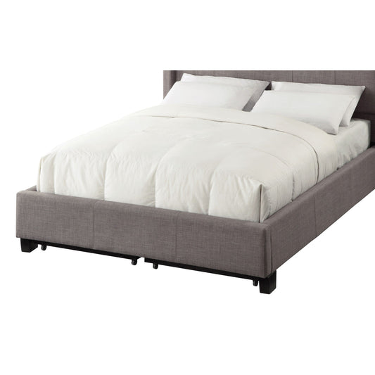Modus Royal Tufted Footboard Storage Bed in Dolphin Linen
