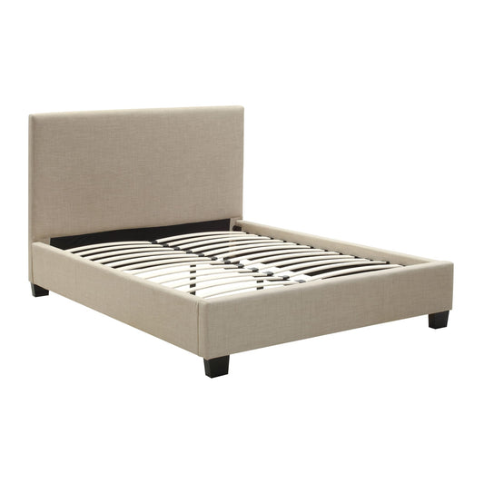 Modus Saint Pierre Upholstered Platform Bed in Toast Linen