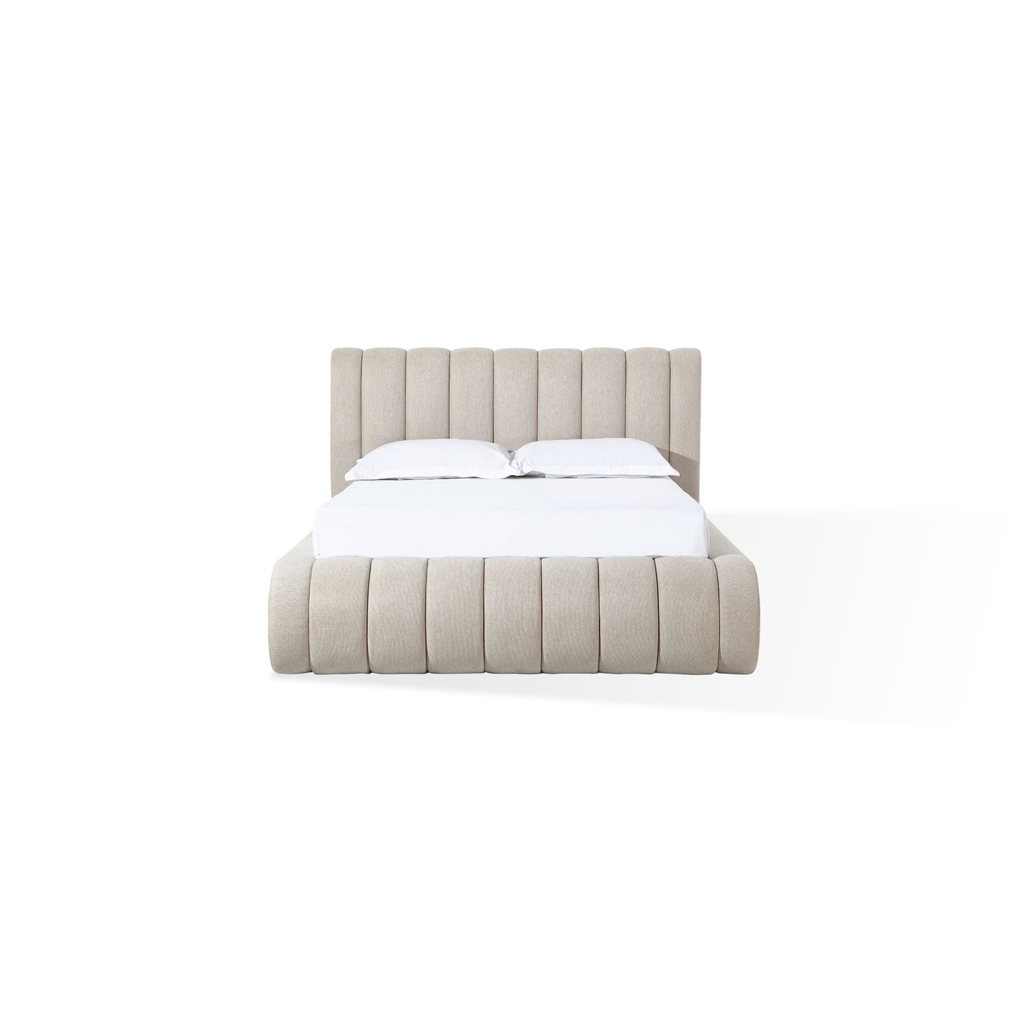 Modus Savage Maximalist Upholstered Bed in Sandy Chenille