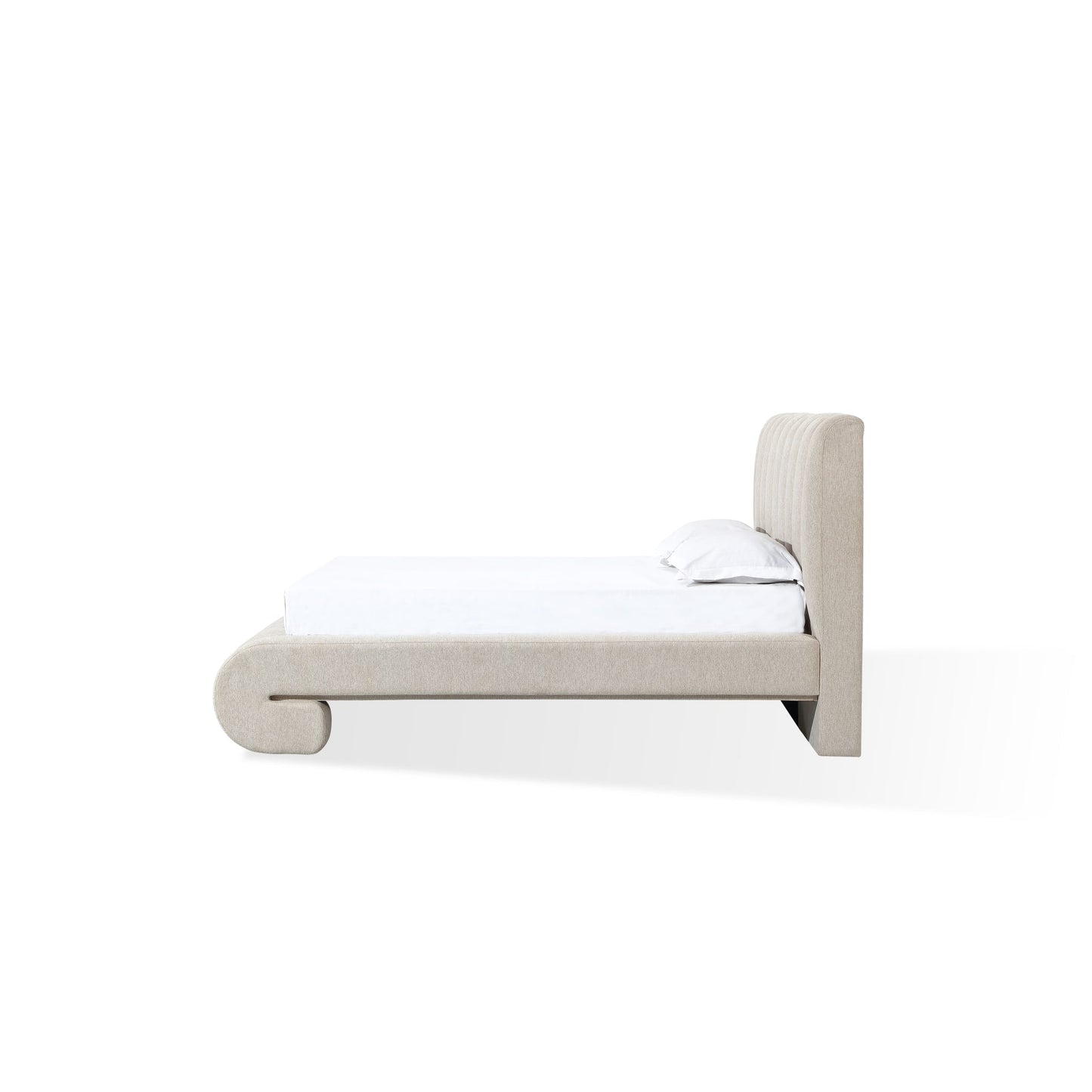 Modus Savage Maximalist Upholstered Bed in Sandy Chenille