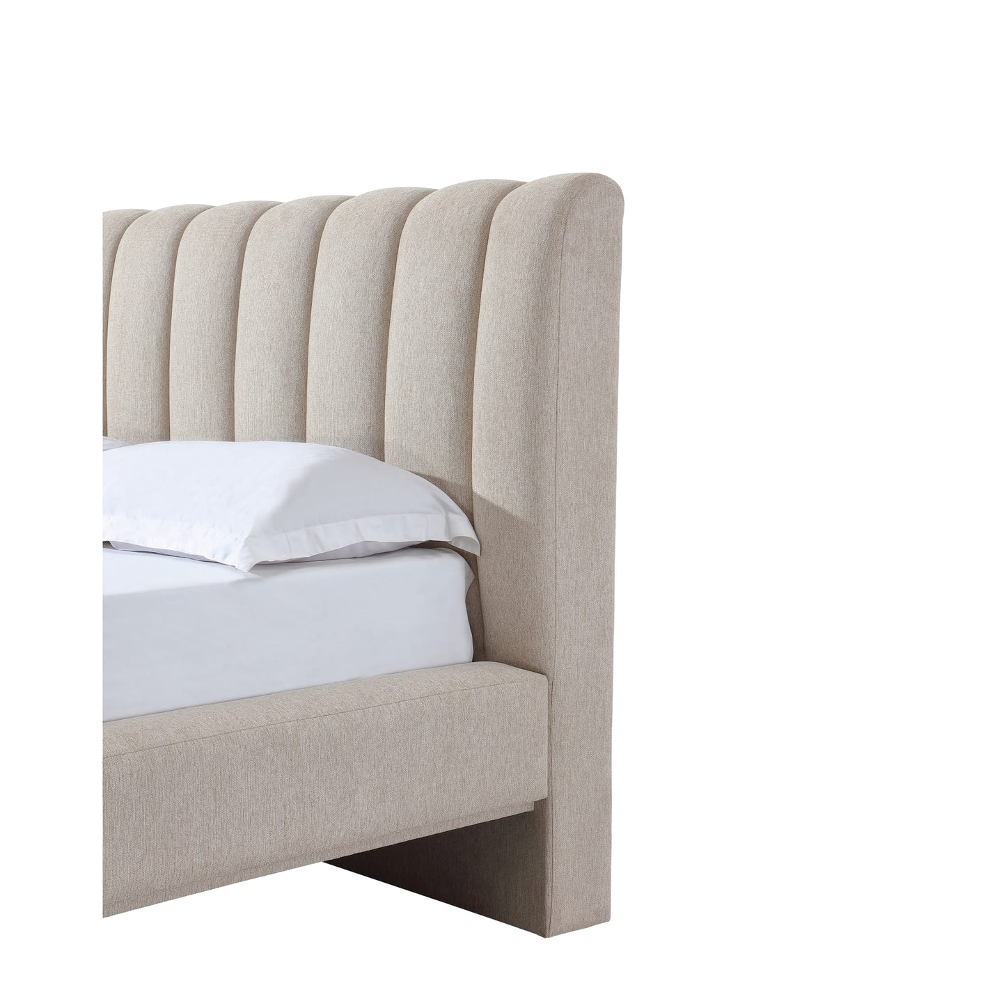 Modus Savage Maximalist Upholstered Bed in Sandy Chenille