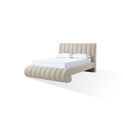 Modus Savage Maximalist Upholstered Bed in Sandy Chenille