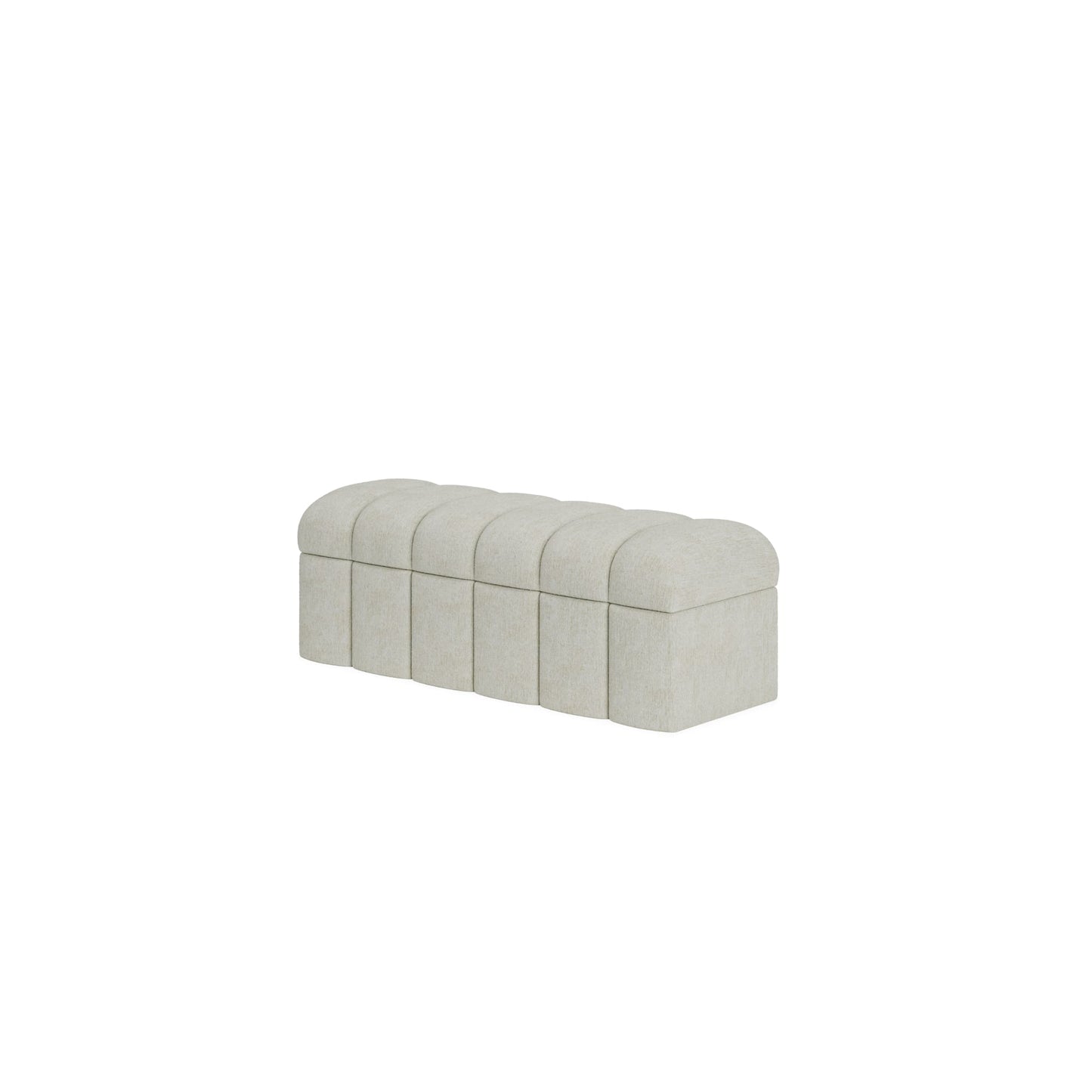 Modus Savage Upholstered Storage Bench in Sandy Chenille