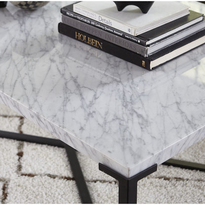 Modus Saxon End Table in Matte Black