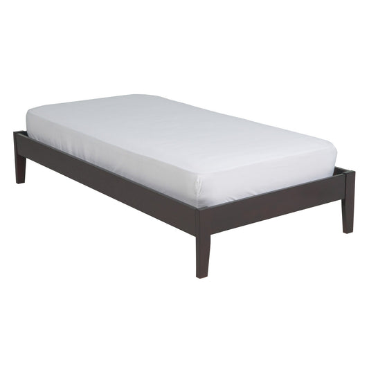 Modus Simple Wood Platform Bed in Espresso
