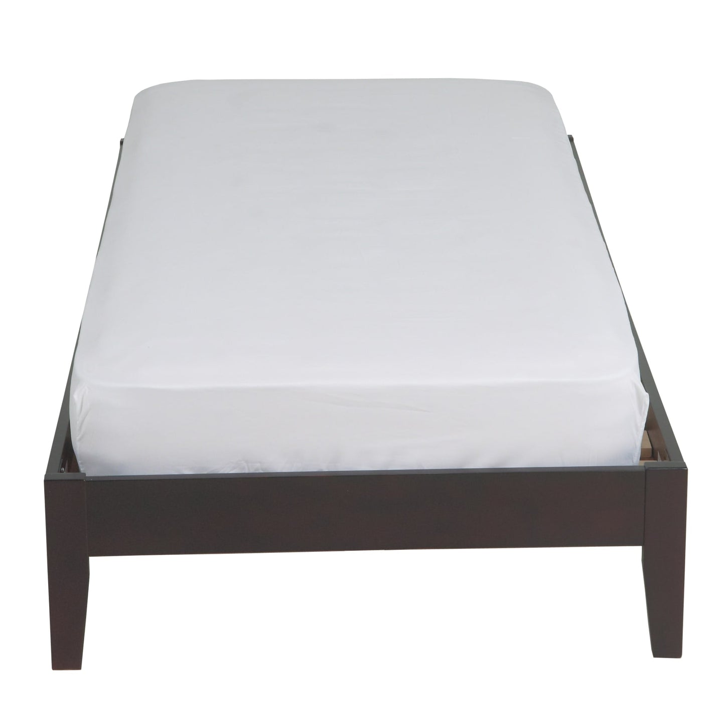 Modus Simple Wood Platform Bed in Espresso