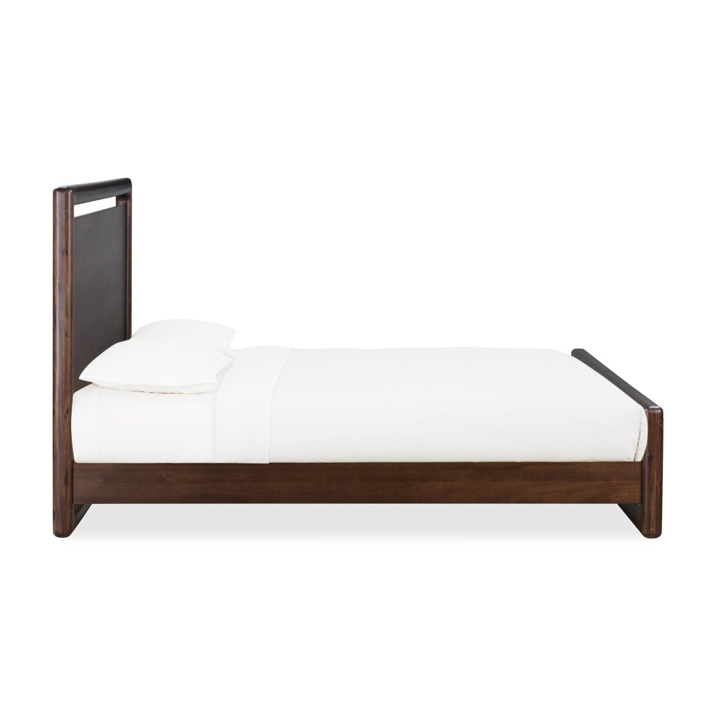 Modus Sol Acacia Wood Platform Bed in Brown Spice