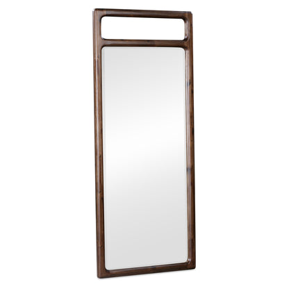 Modus Sol Beveled Glass Floor Mirror in Brown Spce