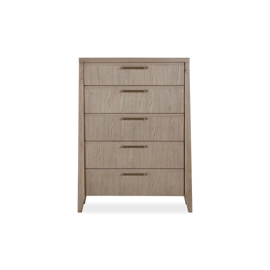Modus Modus Modus Sumire Five Drawer Ash Wood Chest in Ginger