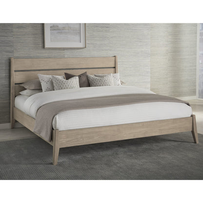 Modus Sumire Slatted Ash Wood Platform Bed in Ginger