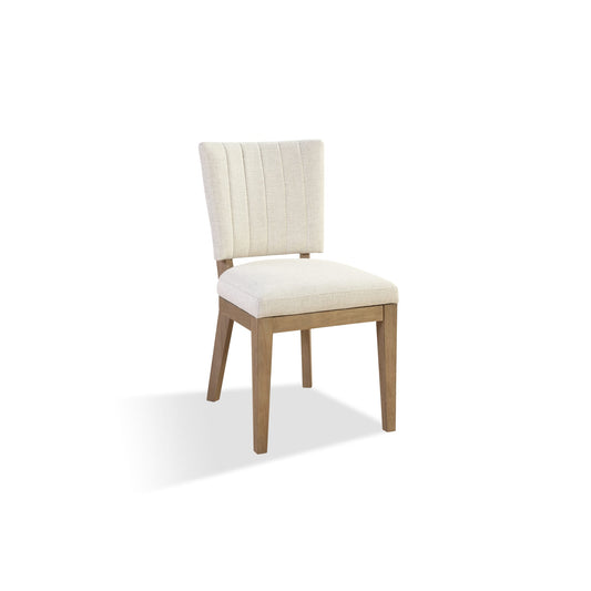 Modus Sumner Channel Back Upholstered Dining Chair in Natural