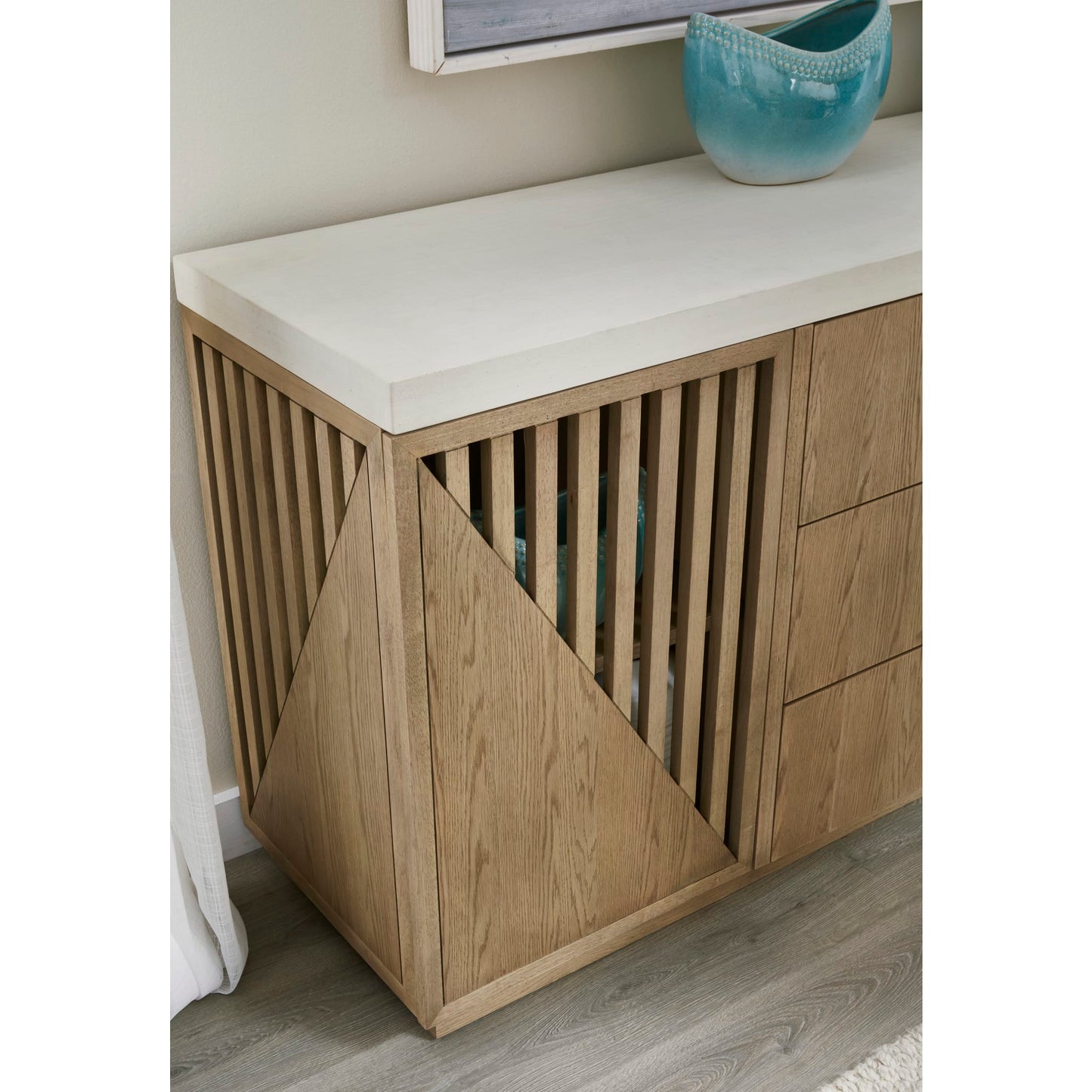 Modus Sumner Three Drawer Two Door Sideboard in Natural