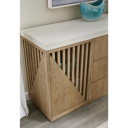 Modus Sumner Three Drawer Two Door Sideboard in Natural