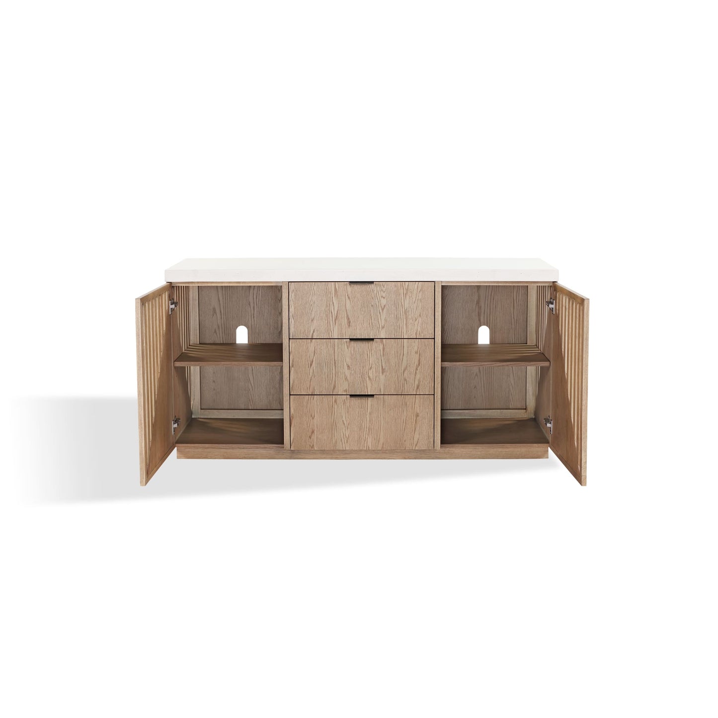 Modus Sumner Three Drawer Two Door Sideboard in Natural